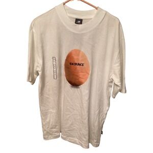 NWT Balance Eggtee White Graphic T-Shirt Flex Dont Crease Sneaker Tour 2025 S